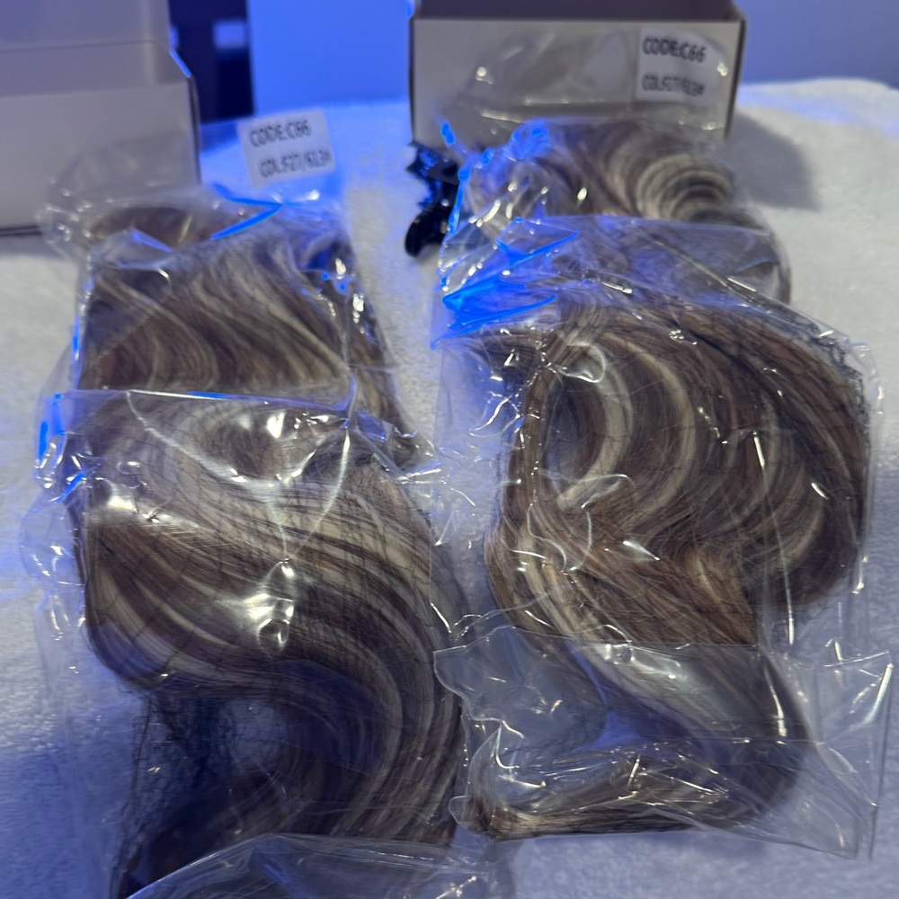 Vigorous Beauty Brown and Blonde Hair Extensions